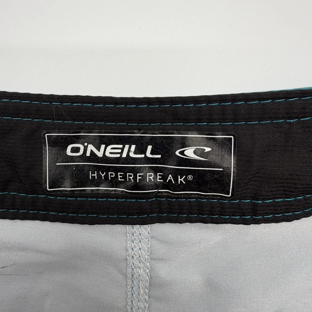 ONeill Hyperfreak Mens Board Shorts Teal Coral Tie Dye Mandala SP01060 Size 32 - Picture 2 of 8